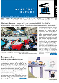 Cover vom vierten Akademie-Report 2015