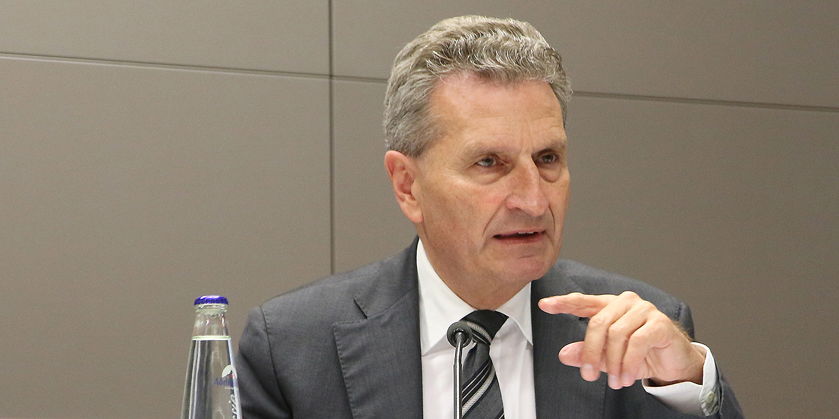 Günther Oettinger Akademie für Politische Bildung Tutzing