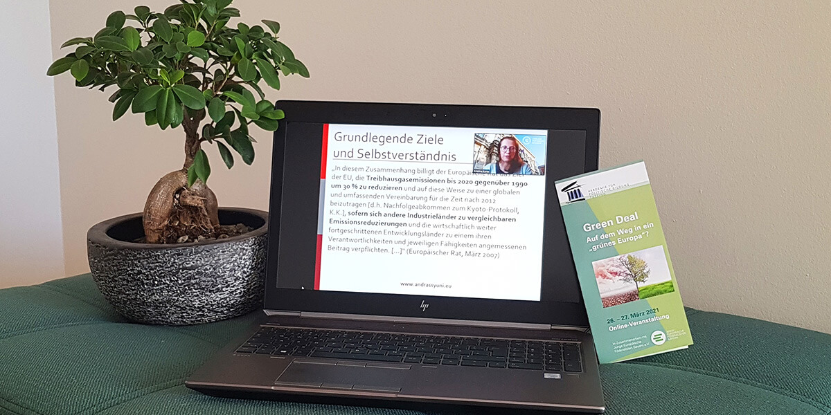 European Green Deal Tagung Akademie für Politische Bildung Tutzing Junge Europäische Föderalisten